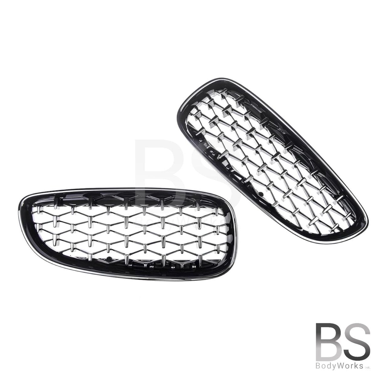 Nieren - BMW Z4 E89 - Diamond - Hoogglans Zwart | 2009 - 2016 - Beamerstyling.nl