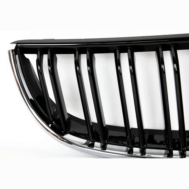 Nieren / Grill Delen Dubbele Spijlen Chroom Zwart BMW 3 Serie E90 / E91 2005 - 2008 - Beamerstyling.nl