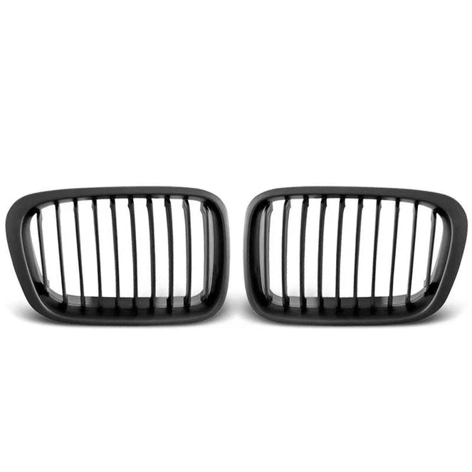 BMW E46 Grill Delen Mat Zwart BMW 3 Serie E46 Sedan / Touring 1998 - 2001