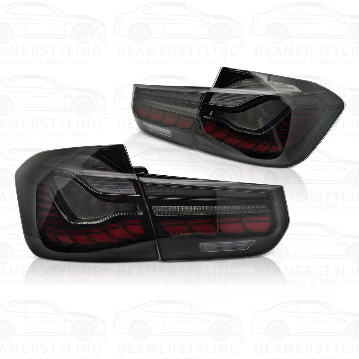 OLED Achterlichten - BMW F30 & F80 - Gts Design - Smoke | 2011-2019 - Beamerstyling.nl