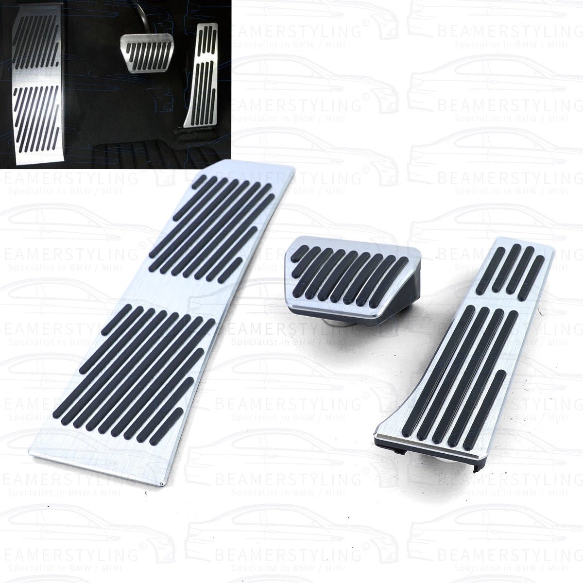 Pedalen Set - BMW F20/F22/F30/F32 - Performance Look | Automaat - Beamerstyling.nl