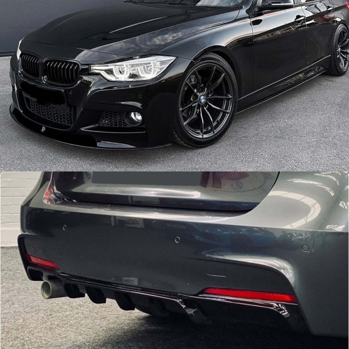 Performance Pakket - BMW 3 Serie F30 / F31 - 1 Links - Hoogglans Zwart | 12 - 19 - Beamerstyling.nl
