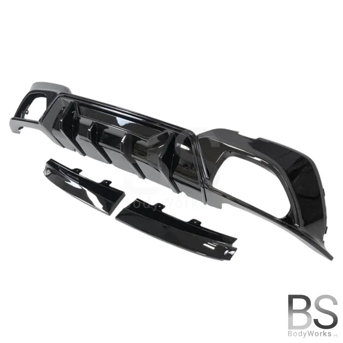 Diffuser - BMW G20 / G21 - Competition Look - Hoogglans Zwart | 19-22