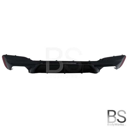 Diffuser - BMW G30 / G31 - M5 Look - Hoogglans Zwart | 17-23