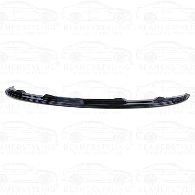 Front Lip - BMW E90 / E91 - Voor M Pakket - Hoogglans Zwart | 08-12