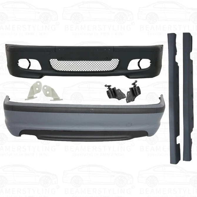 Bumper Pakket - BMW E46 Sedan - M Pakket Look | 1998-2005 — Met PDC In De Achterbumper