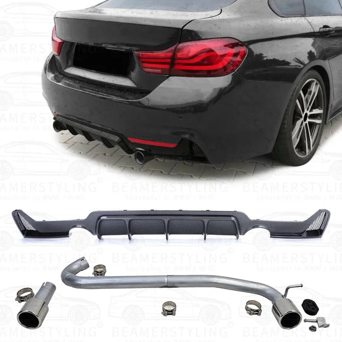 Conversiekit V3 - BMW F32 / F33 / F36 - 440I M Performance Look - 425/428/430 | Carbon Look