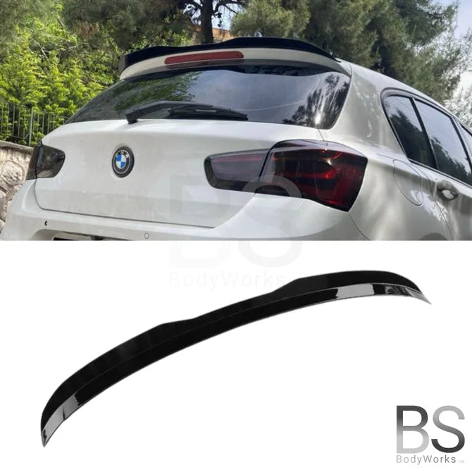 Dakspoiler Lip - BMW 1 Serie F20 / F21 - Hoogglans Zwart | 11-19