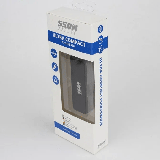 Power Bank - Ultra Compact - Met Zaklamp | 2200 Mah - Beamerstyling.nl