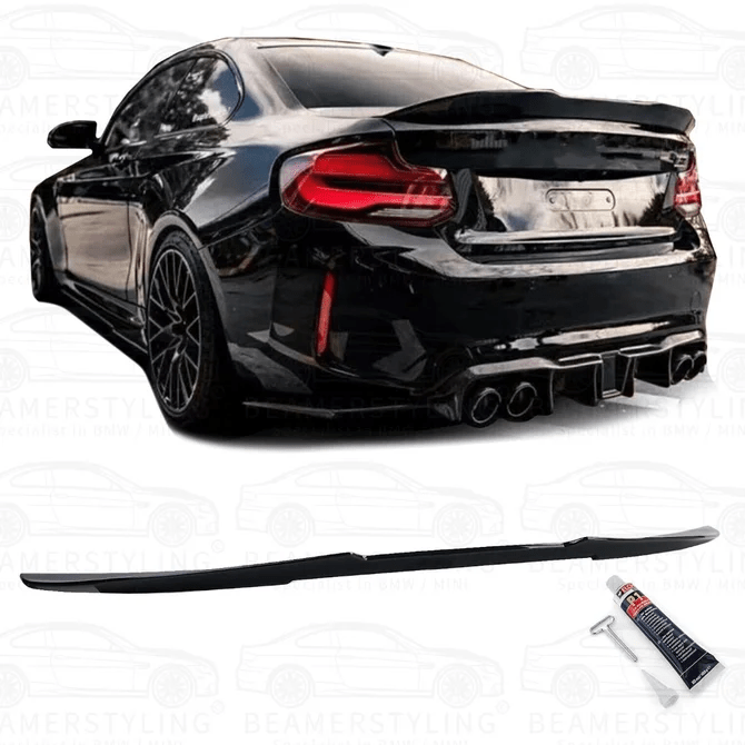 Psm Style Spoiler - BMW F22 Coupé - Hoogglans Zwart | 13 - 22 - Beamerstyling.nl