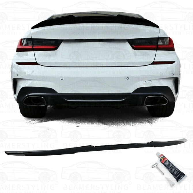 Psm Style Spoiler - BMW G20 Sedan - Hoogglans Zwart | 19 - Beamerstyling.nl