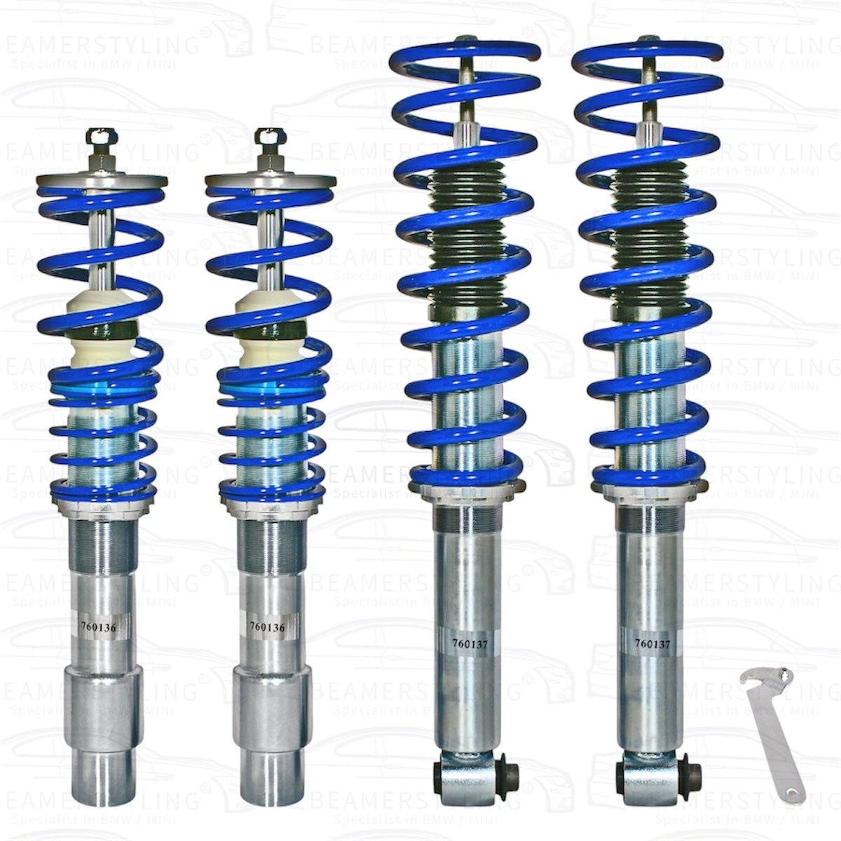 Schroefset - BMW 5 Serie E60 Sedan - JOM BlueLine - VA/AA 25 - 50mm - Incl. TÜV | 2003 - 2010 - Beamerstyling.nl
