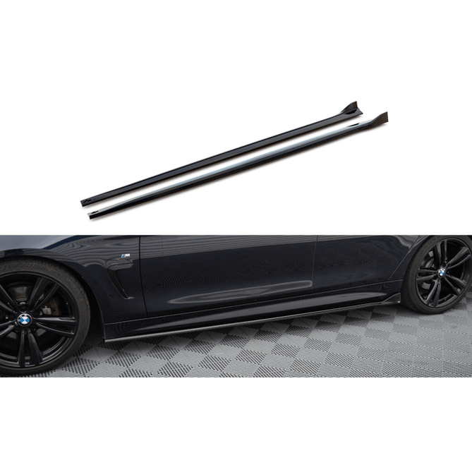 Side Skirt Extensions - BMW F36 Gran Coupé - M Pakket - Maxton Design - Beamerstyling.nl