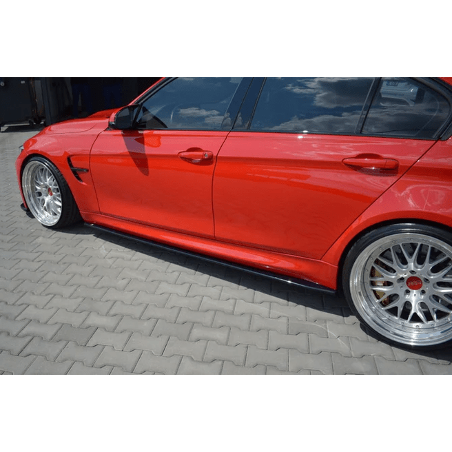 Side Skirt Extensions - BMW M3 F80 & M4 F82 / F83 - Maxton Design - Beamerstyling.nl