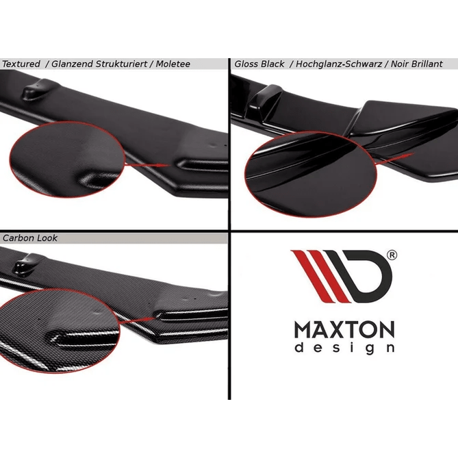 Side Skirt Extensions - BMW M5 F90 - Maxton Design — Hoogglans Zwart - Beamerstyling.nl