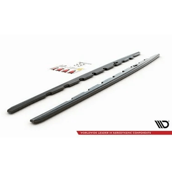 Side Skirt Extensions V1 - BMW F40 - Hoogglans Zwart - Maxton Design - Beamerstyling.nl