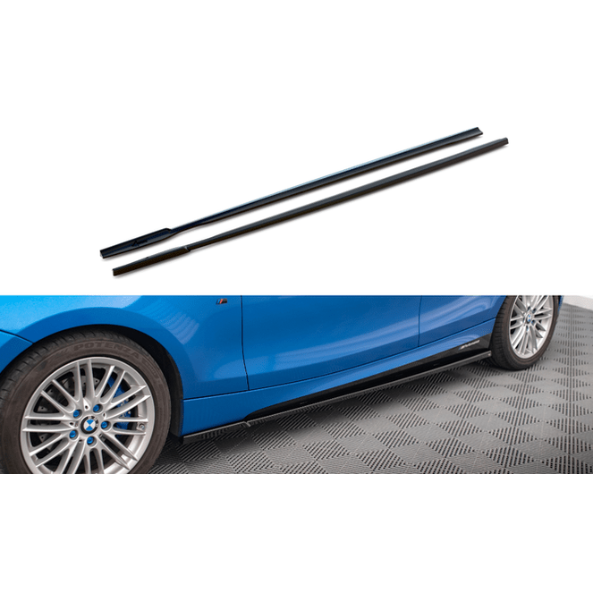 Side Skirt Extensions V2 - BMW E87 - M Pakket - Maxton Design | 2004 - 2012 - Beamerstyling.nl