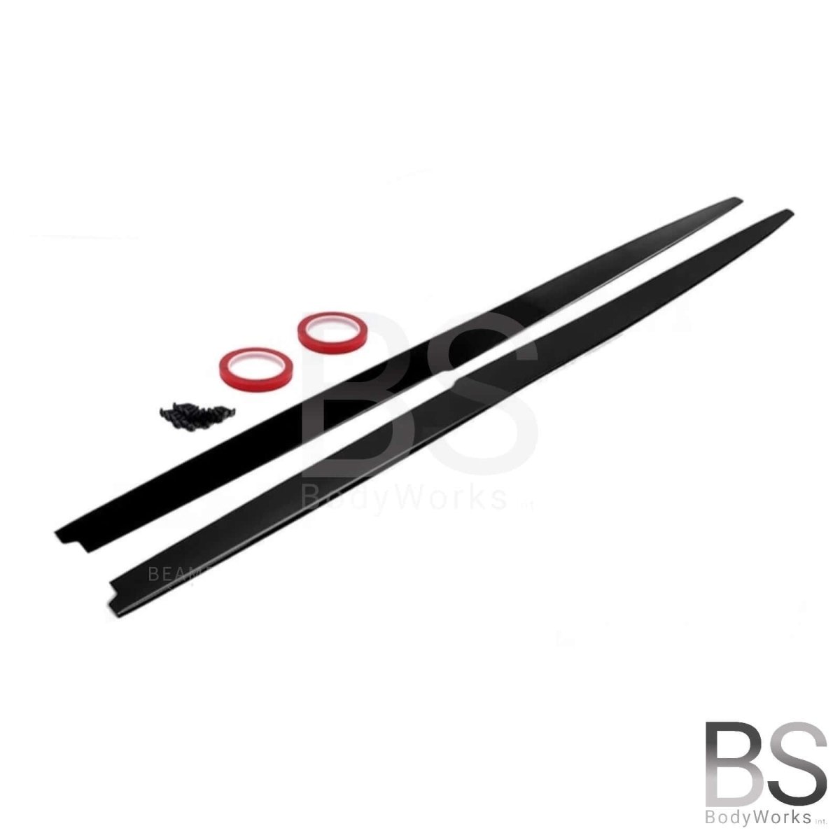Side Skirts Extensions - BMW E60 / E61 - M Pakket - Hoogglans Zwart | 03 - 10 - Beamerstyling.nl