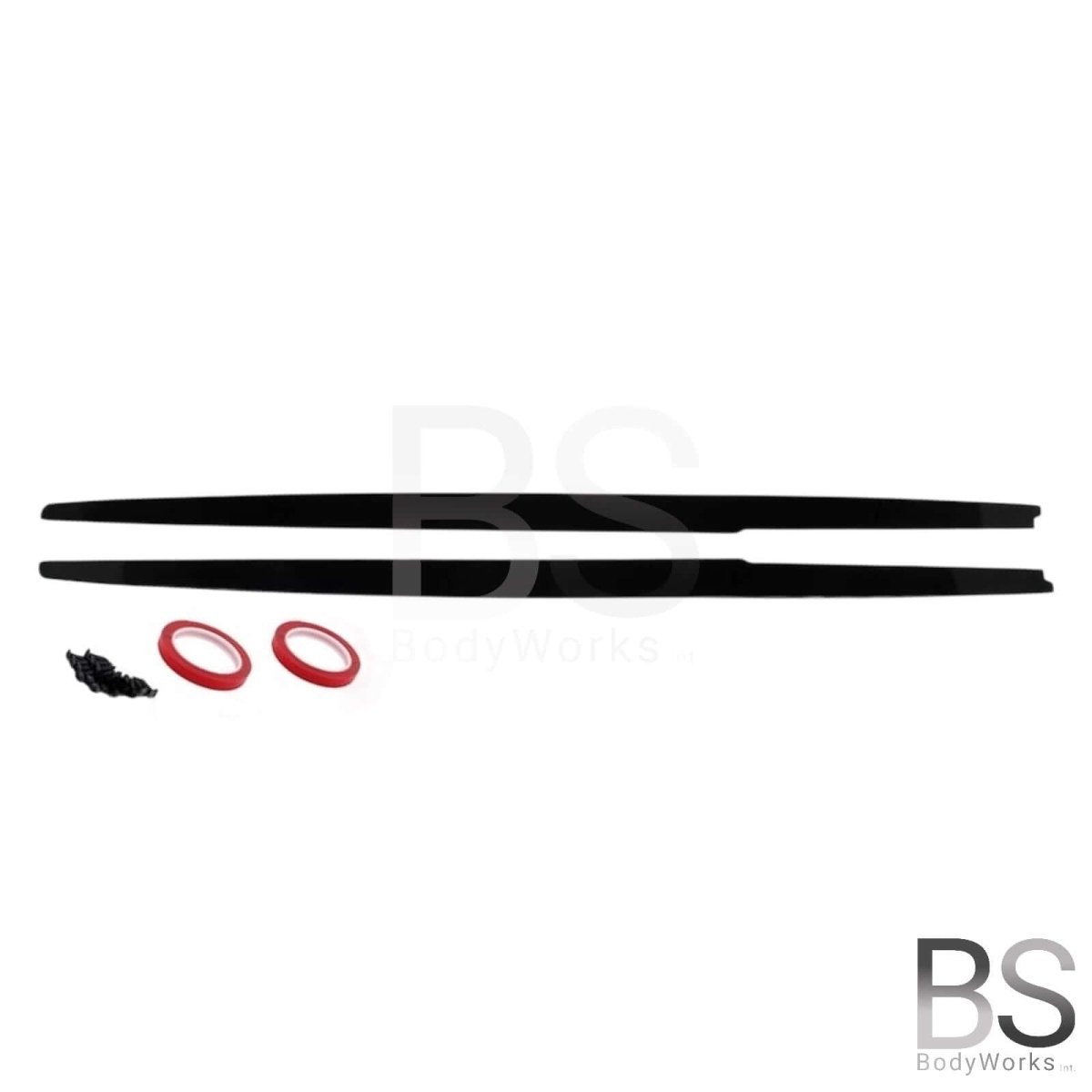 Side Skirts Extensions - BMW E60 / E61 - M Pakket - Hoogglans Zwart | 03 - 10 - Beamerstyling.nl