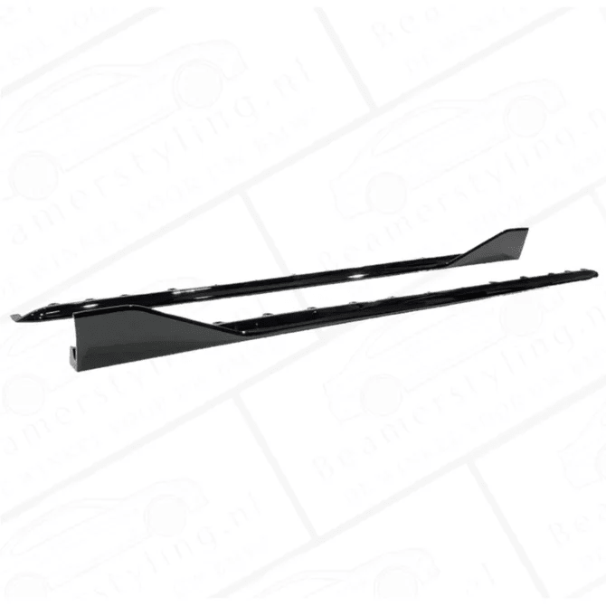 Side Skirts Extensions - BMW F40 - Voor M Pakket | Hoogglans Zwart - Beamerstyling.nl