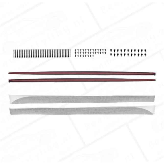 Side Skirts Extensions + Folie - BMW F32 / F33 / F36 - Voor M Pakket | 2013 - 2019 - Beamerstyling.nl