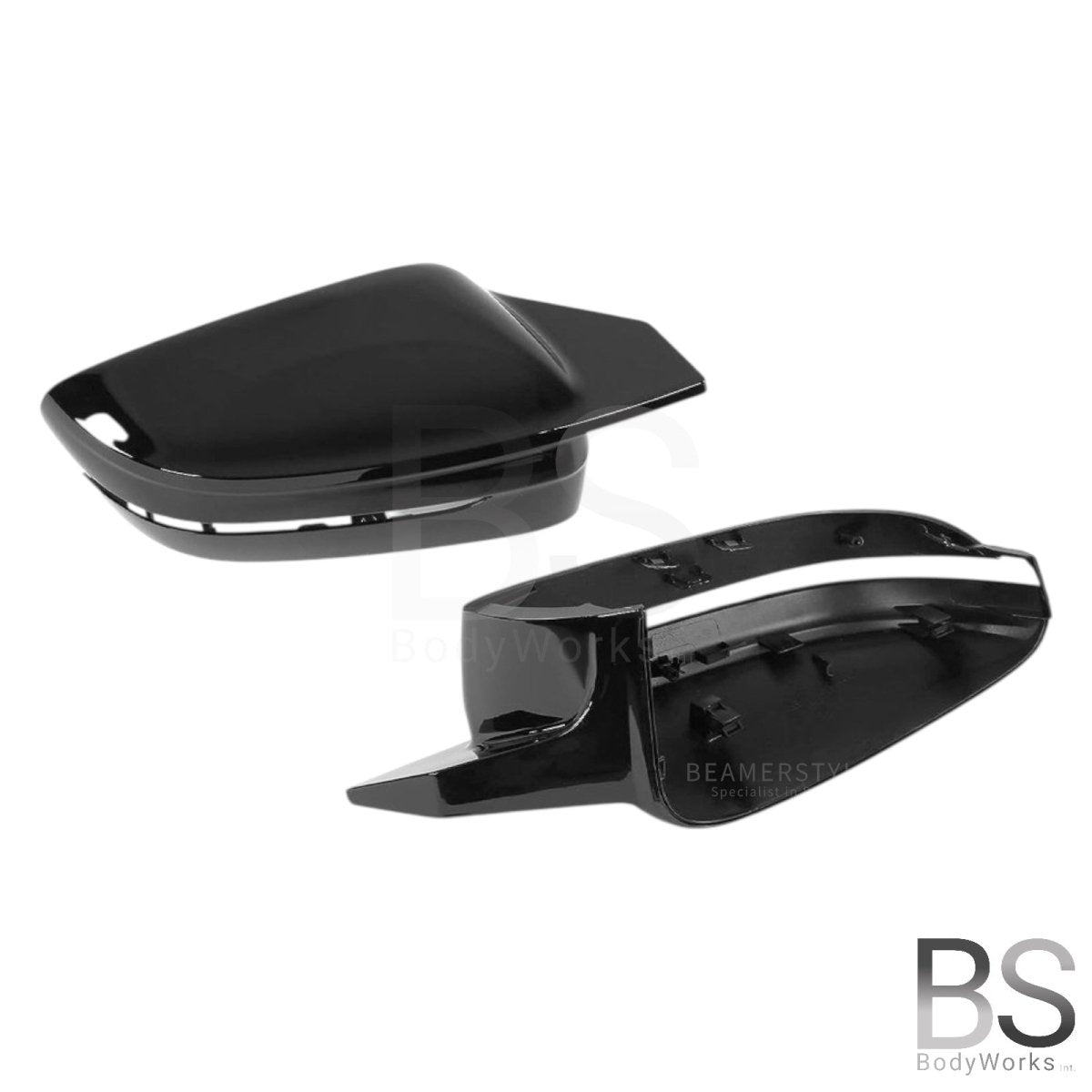 Spiegelkappen - BMW G42 / G20 / G22 / G30 / G32 / G11 / G14 - M Look V2 - Hoogglans Zwart - Beamerstyling.nl