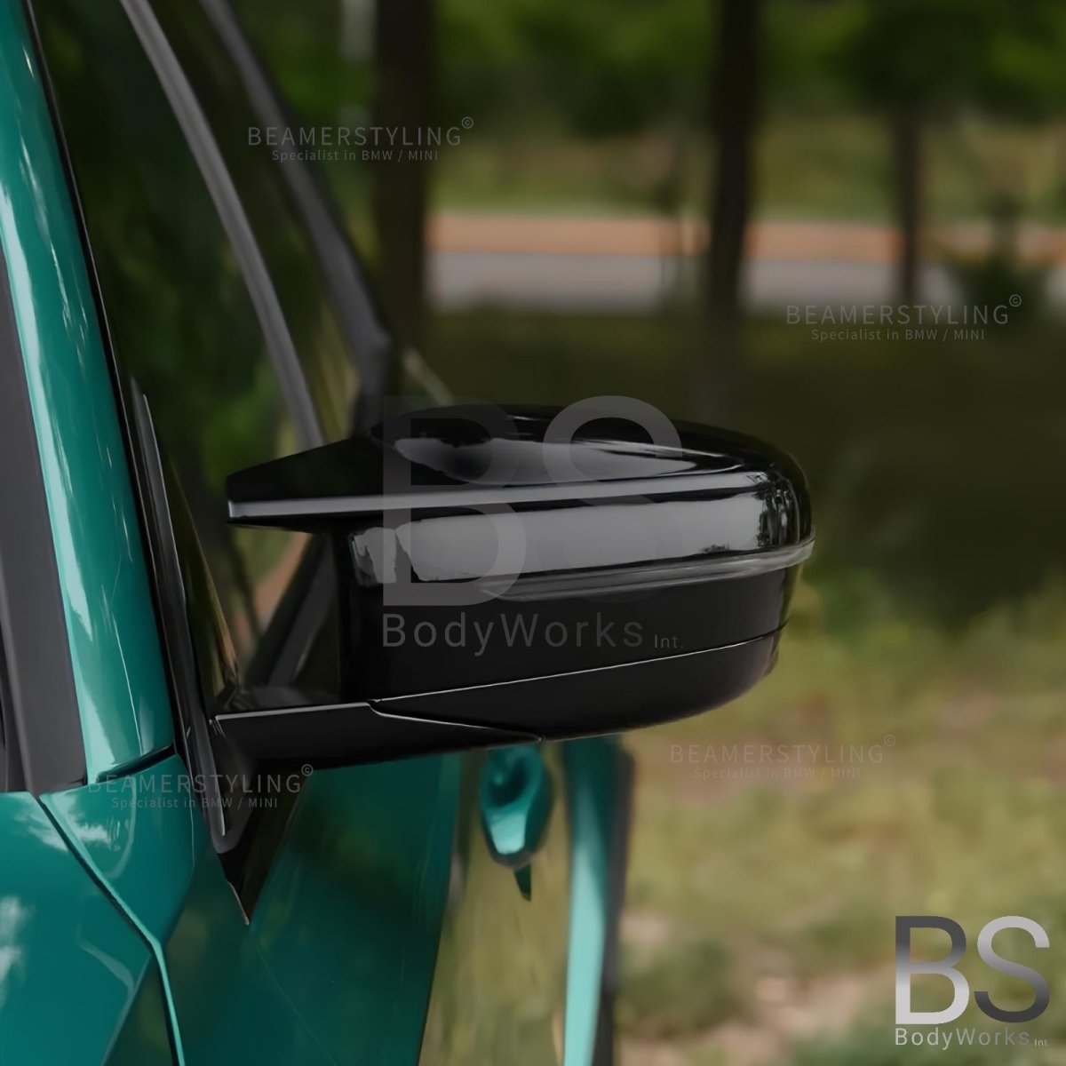 Spiegelkappen - BMW G42 / G20 / G22 / G30 / G32 / G11 / G14 - M Look V2 - Hoogglans Zwart - Beamerstyling.nl