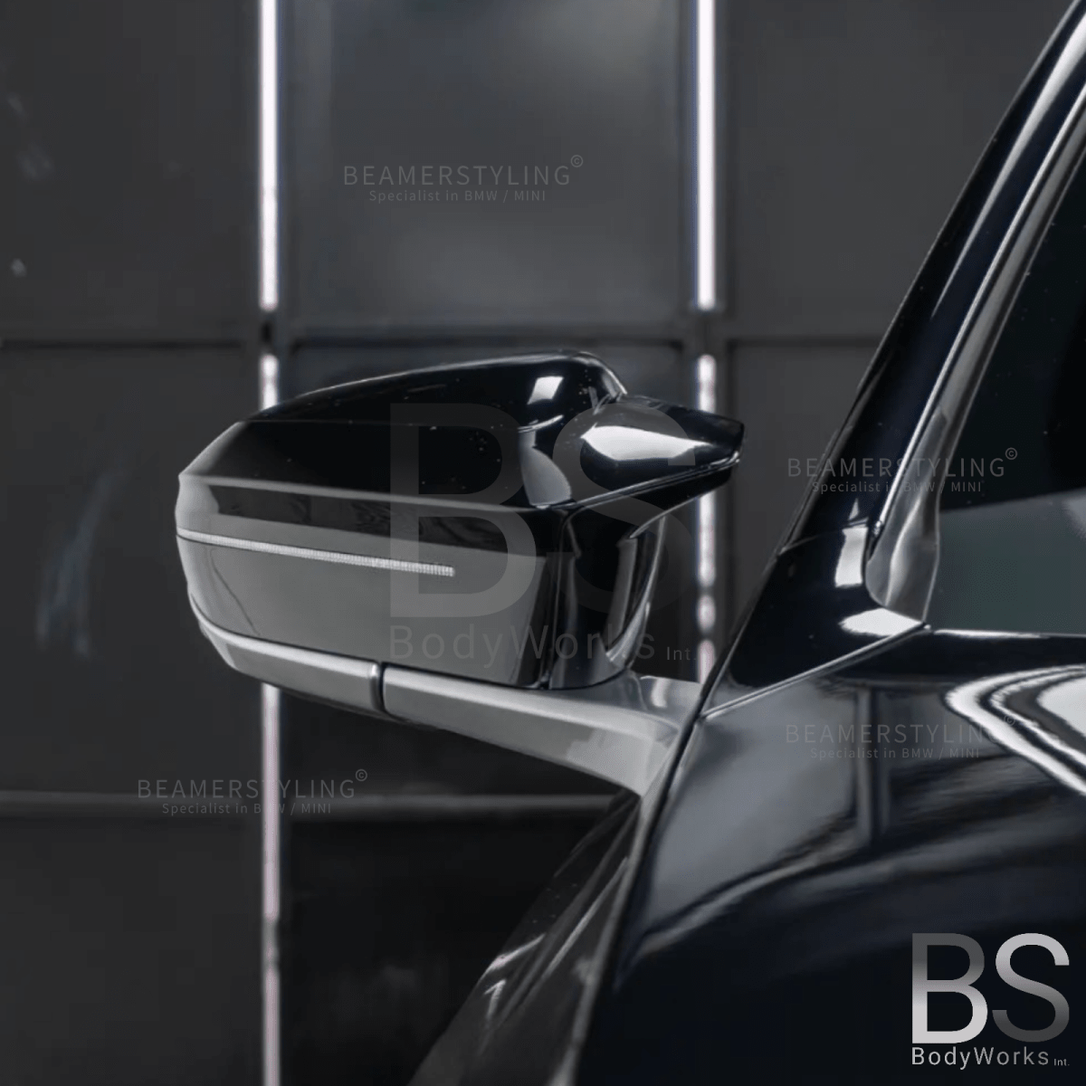 Spiegelkappen - BMW G60 / G61 / G90 / G99 - M Look - Hoogglans Zwart | 23+ - Beamerstyling.nl