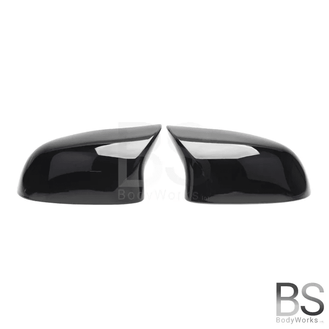 Spiegelkappen - BMW X6 F16 - M Look - Hoogglans Zwart | 2014 - 2019 - Beamerstyling.nl