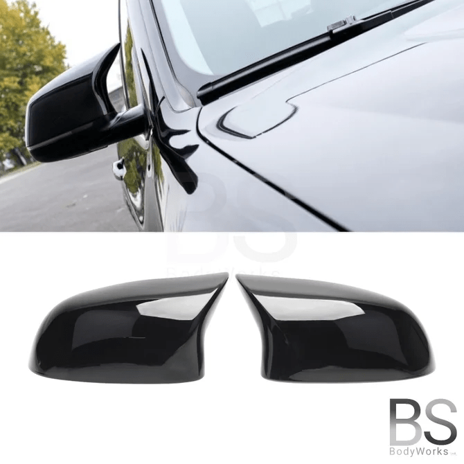 Spiegelkappen - BMW X6 F16 - M Look - Hoogglans Zwart | 2014 - 2019 - Beamerstyling.nl