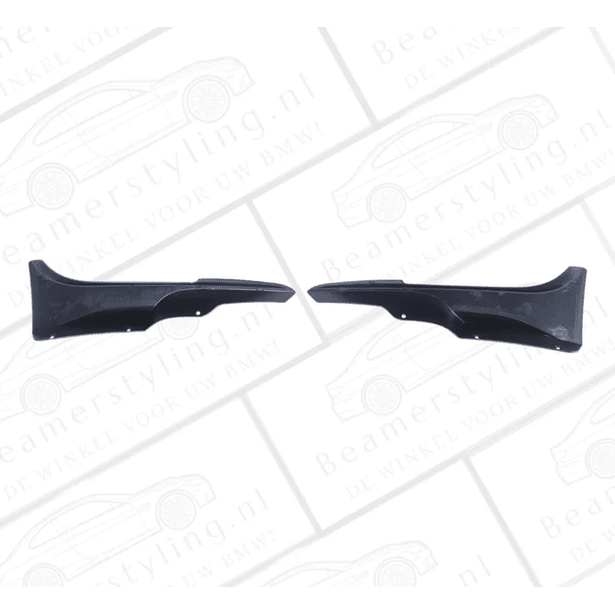 Splitters - BMW E92 / E93 - Voor M Pakket - Mat Zwart | 2006-2010 - Beamerstyling.nl