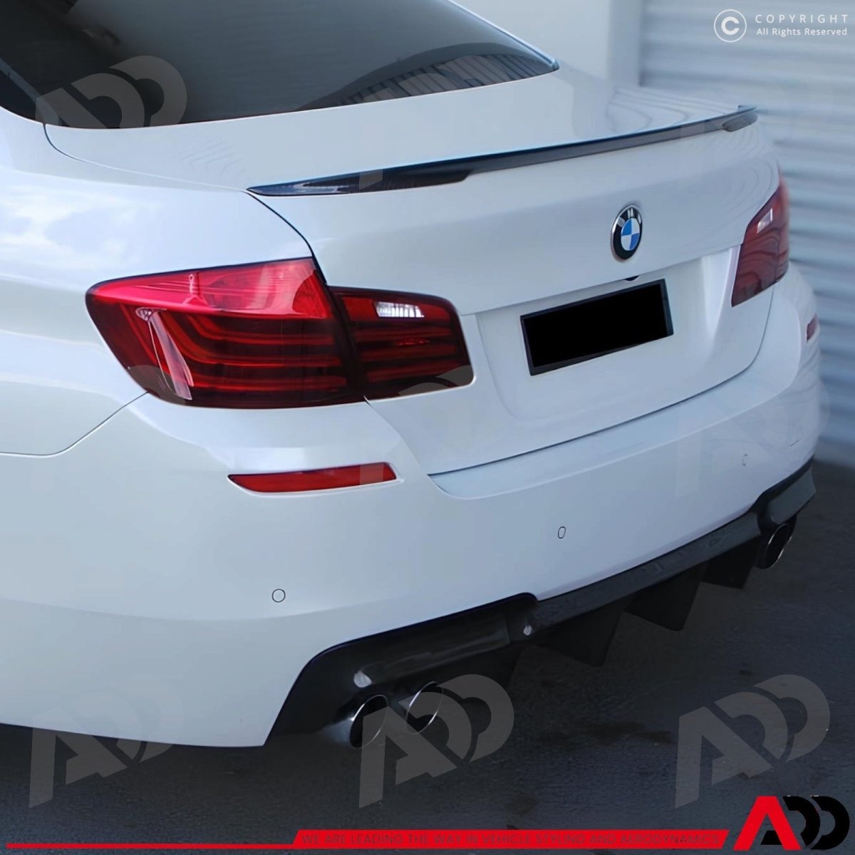 Spoiler - BMW F10 Sedan - M Performance style - Hoogglans zwart | 10 - 17 - Beamerstyling.nl