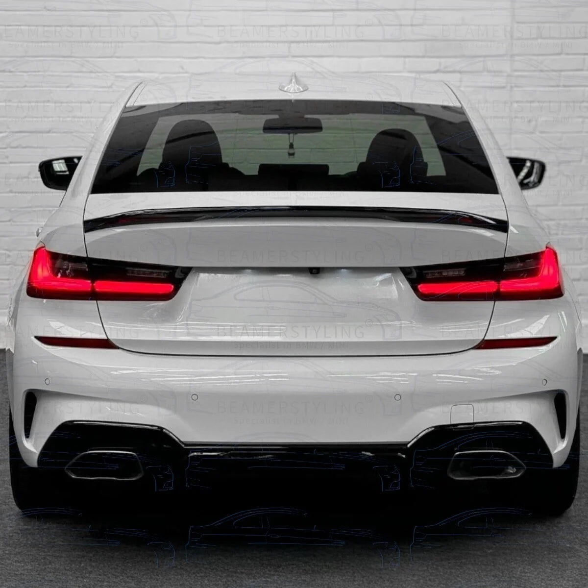 Spoiler - BMW G20 Sedan - M Performance look - Hoogglans zwart | 19 - 25 - Beamerstyling.nl