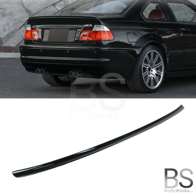 Spoiler Lip - BMW 3 Serie E46 Coupé - Hoogglans Zwart | 99 - 06 - Beamerstyling.nl