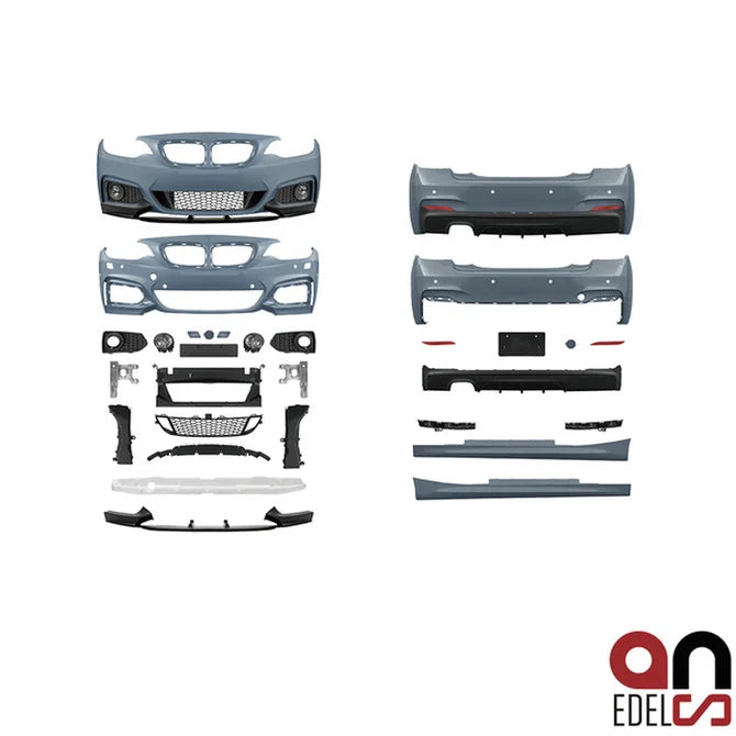 BMW 2 Serie M Performance Look Pakket F22 / F23 — 2 Uitlaat Uitsparingen Links