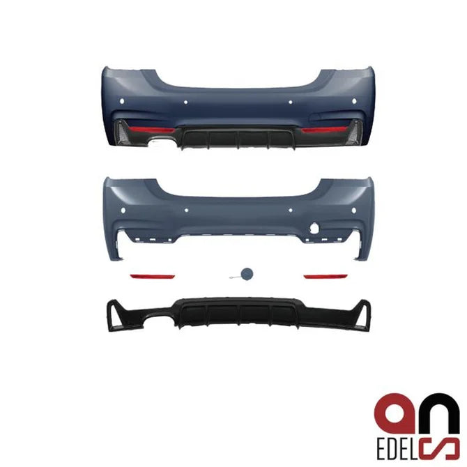 Achterbumper M Performance Pakket Look BMW 4 Serie F32 / F33