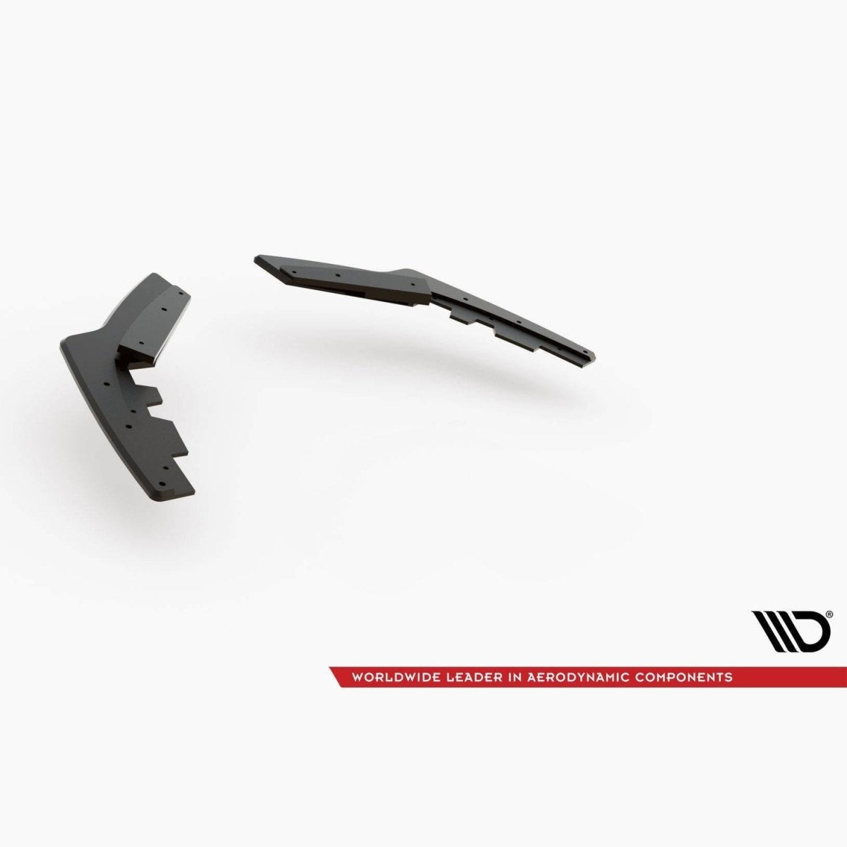 Street Pro Achterbumper Splitters V2 + Vinnen - BMW F20LCI / F21LCI - M Pakket - Maxton Design | 2015 - 2019 - Beamerstyling.nl