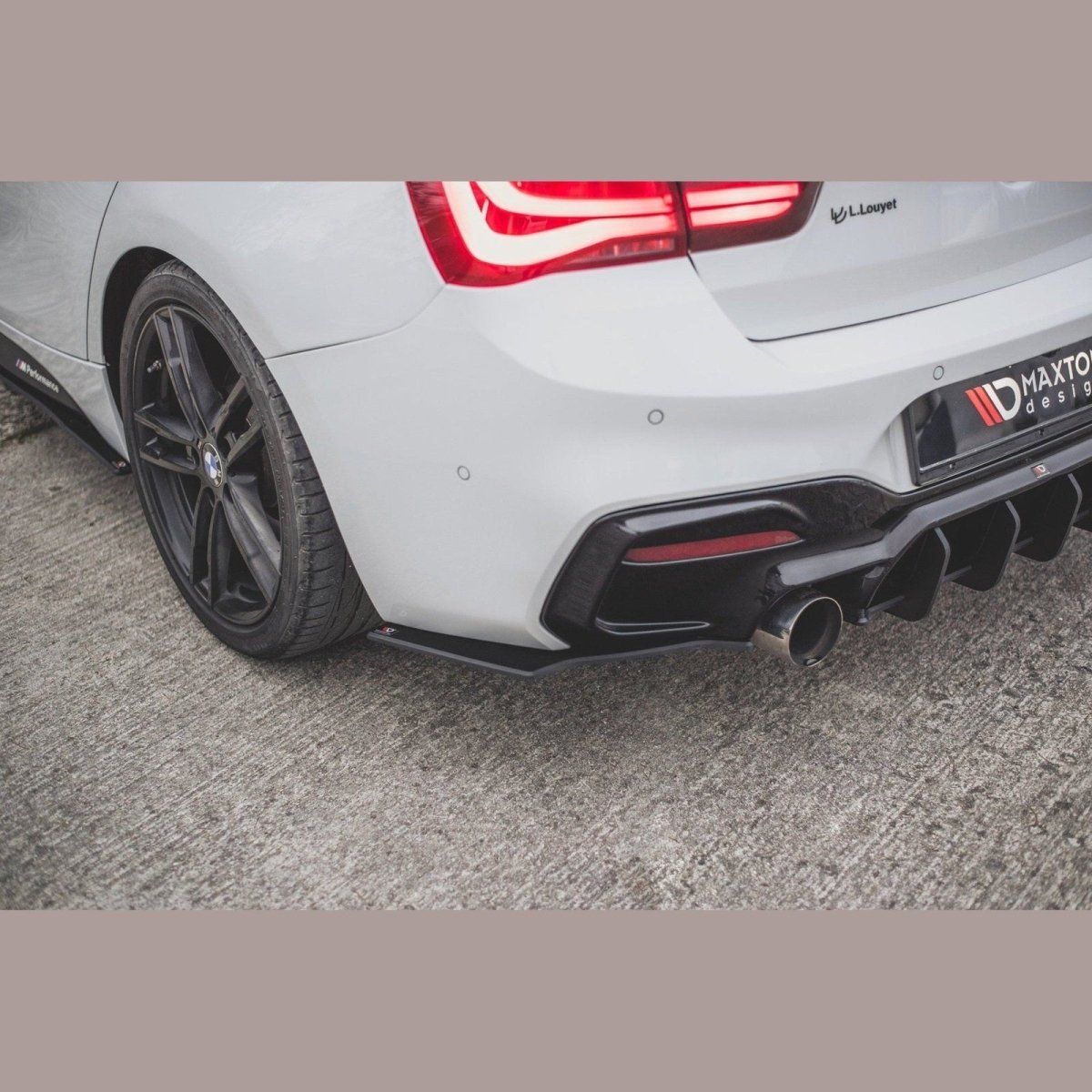 Street Pro Achterbumper Splitters V3 - BMW F20LCI / F21LCI - M Pakket - Maxton Design | 2015 - 2019 - Beamerstyling.nl