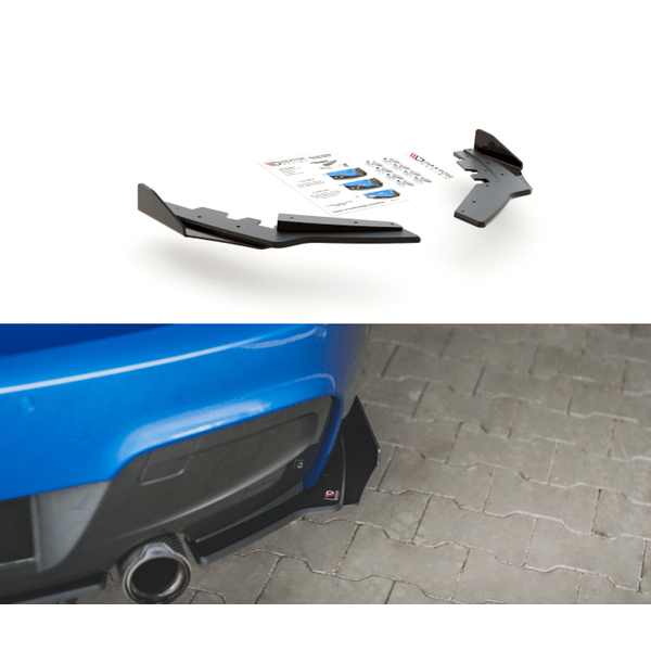 Street Pro Achterbumper Splitters + Vinnen - BMW F20 / F21 - M Pakket - Maxton Design | 2011 - 2015 - Beamerstyling.nl