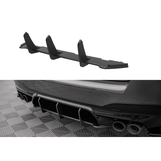 Street Pro Diffuser - BMW M5 F90 - Maxton Design — Zwart - Beamerstyling.nl