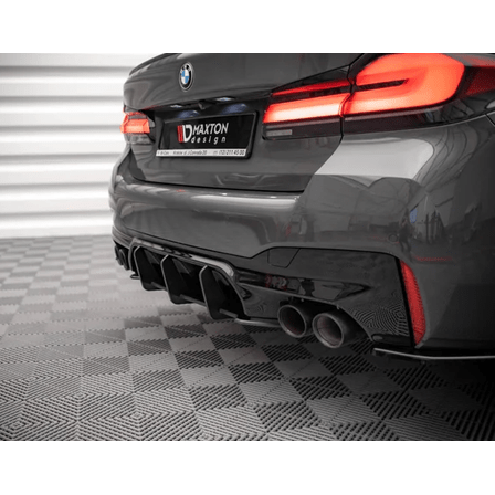 Street Pro Diffuser - BMW M5 F90 - Maxton Design — Zwart - Beamerstyling.nl