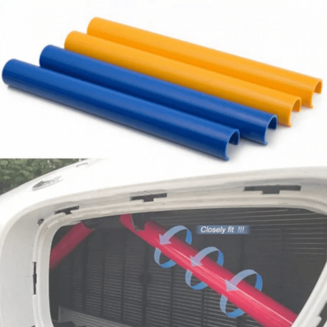 Strut Bar Bekleding - Voor BMW - 330mm X 25mm | Rood - Beamerstyling.nl