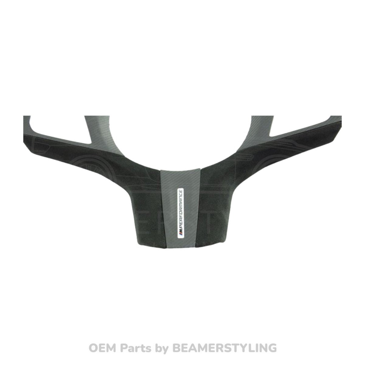 Stuurwiel Afdekking - BMW F40, F44, G42, G87, G20, G21, G28, M3 G80, M3 G81, G22, G23, G26, M4 G82, M4 G83, Z4 G29 - M Performance - Alcantara/Carbon | 32302463594 - Beamerstyling.nl
