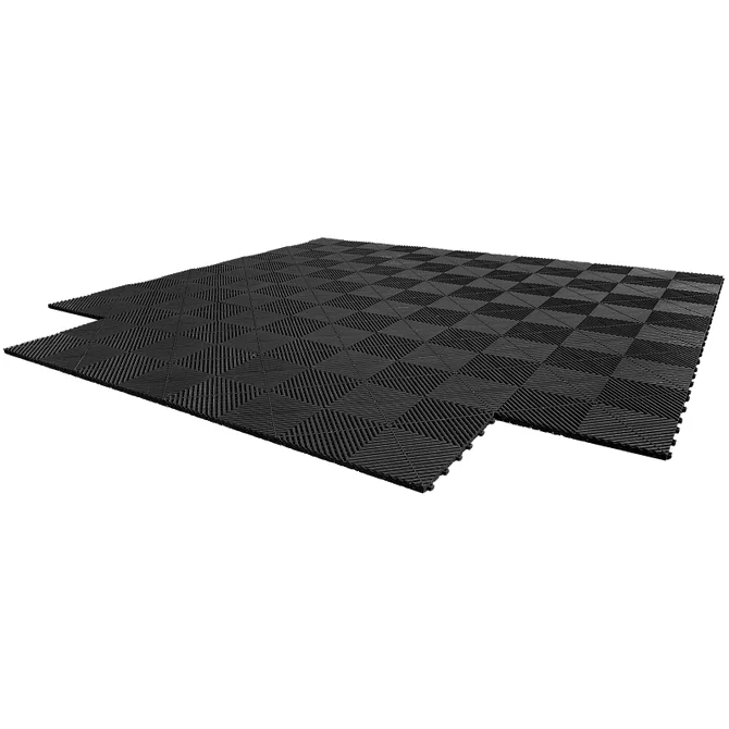 Vloertegels 34X - Klik Tegels - 40X40Cm - Voor Werkplaats / Showroom | Zwart - Beamerstyling.nl