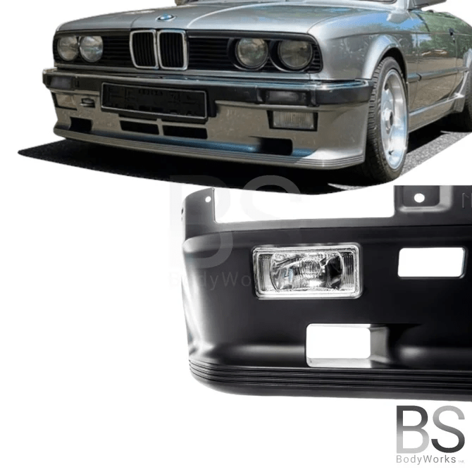 Voorbumper - BMW E30 - M Tech Look + Mistlampen | Type 1 - Beamerstyling.nl
