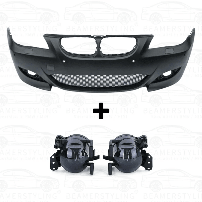 Voorbumper - BMW E60 / E61 - M5 Look - PDC + Smoke Mistlampen | 03 - 07 - Beamerstyling.nl