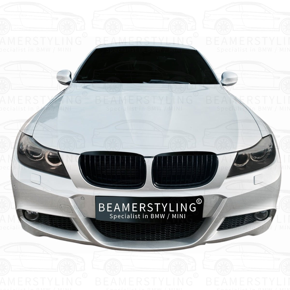 Voorbumper - BMW E90 / E91 - LCI M Pakket Look - PDC/SRA | 2005 - 2008 - Beamerstyling.nl