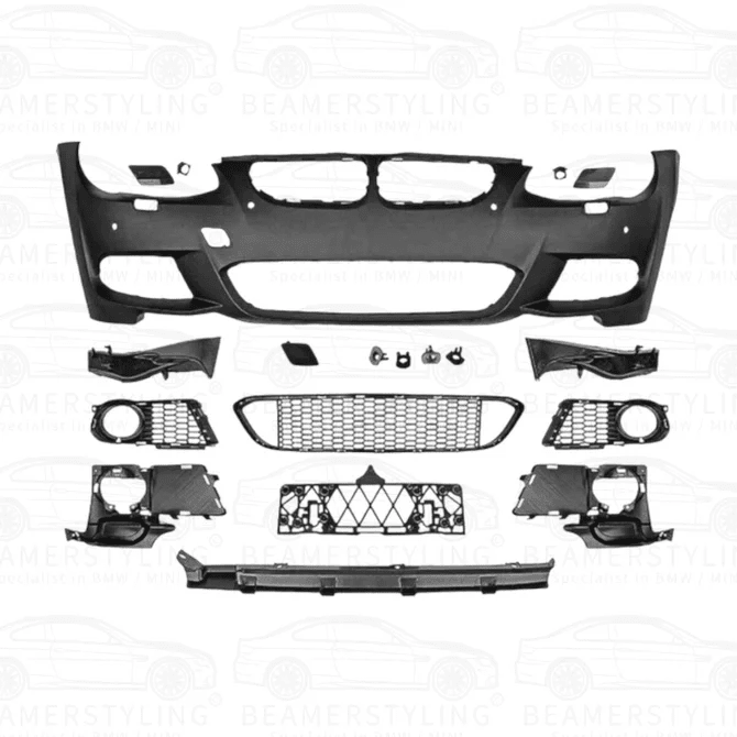 Voorbumper - BMW E92 / E93 - M Pakket Look | 2010-2014 — Zonder Voorbereidingen Voor Parkeersensoren - Beamerstyling.nl
