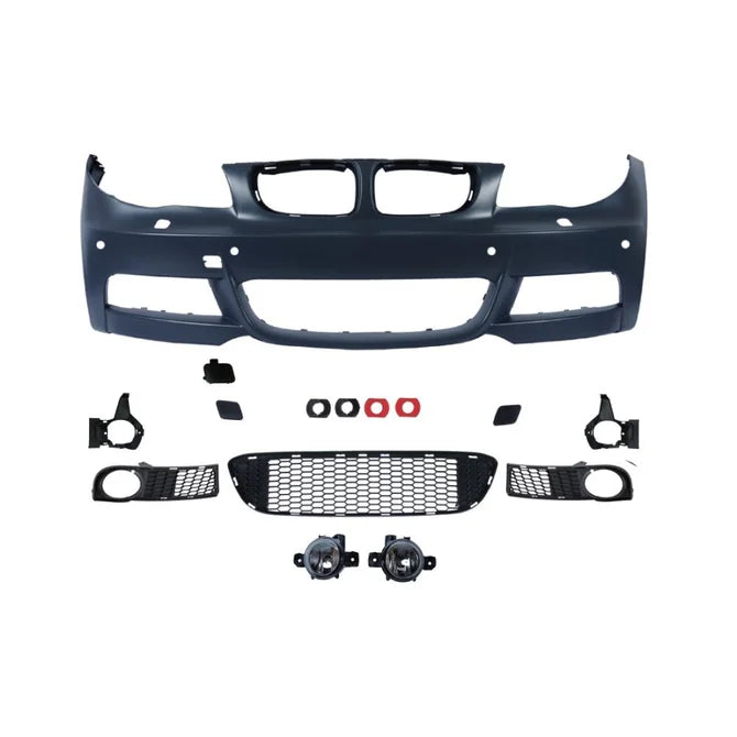 BMW 1 Serie Voorbumper M Pakket Look Incl PDC En Mistlampen E81 / E87 / E82 / E88