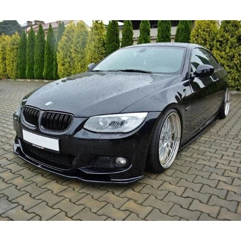 Front Lip V2 - BMW E92 / E93 - M Pakket - Maxton Design | 10-14 — Glanzend Zwart